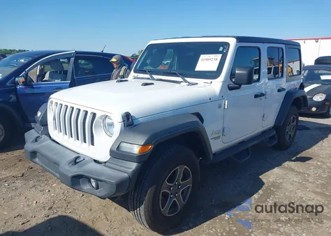 2018 Jeep Wrangler Unlimited Sport S 4X4 из США, поврежденный, VIN 1C4HJXDG0JW142895